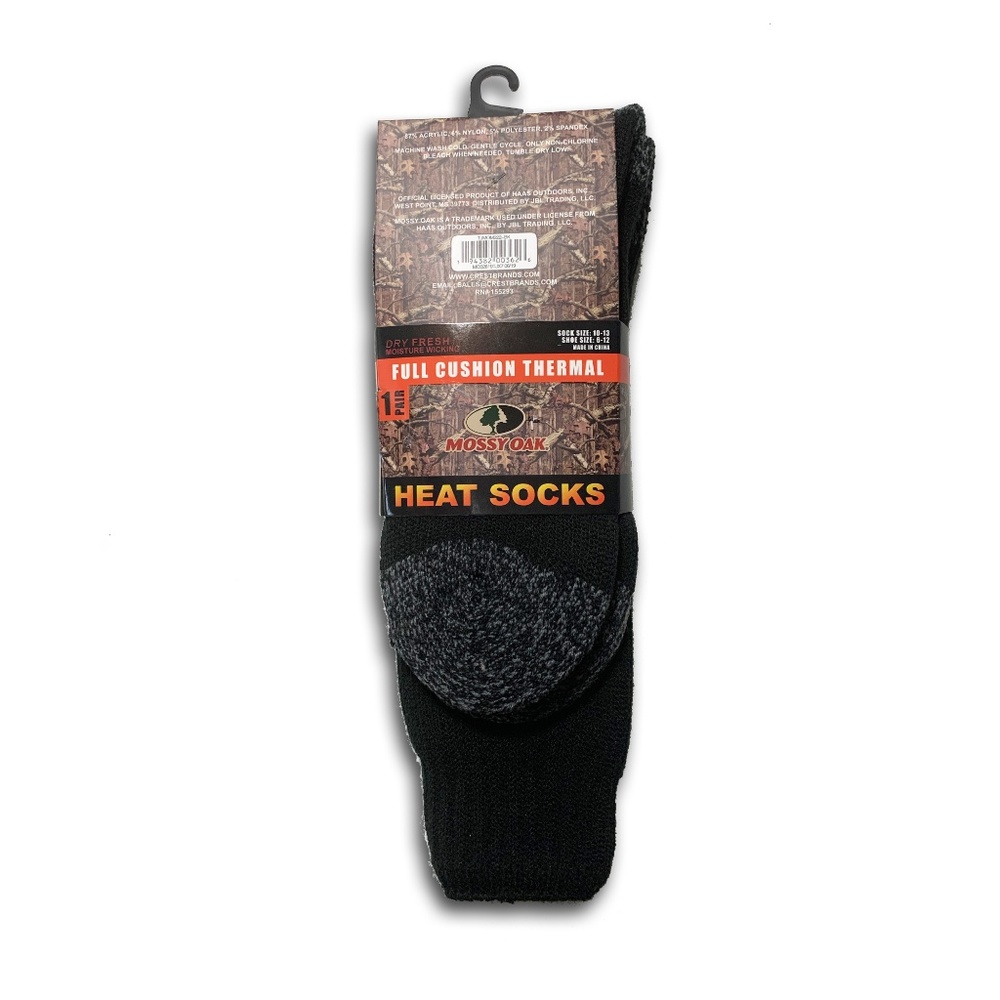 Mossy Oak Full Cushion Thermal Heat Socks. 1 Pair. - Picture 2 of 8
